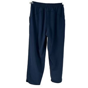 Lululemon Final Play Crop Pants Size 4 Navy Blue Drawstring Cropped Lightweight